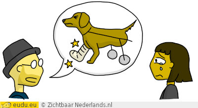 Een meisje kijkt enthousiast naar planeten.