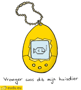 Een tamagochi: vroeger was dit mijn huisdier